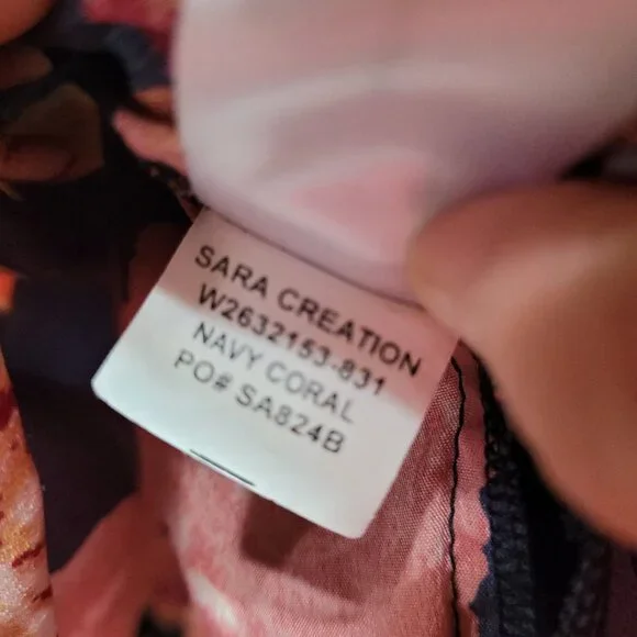 Band of Gypsies Women's Size XS Boho Floral Mini Sundress Corset Bodice Pockets - Picture 9 of 10